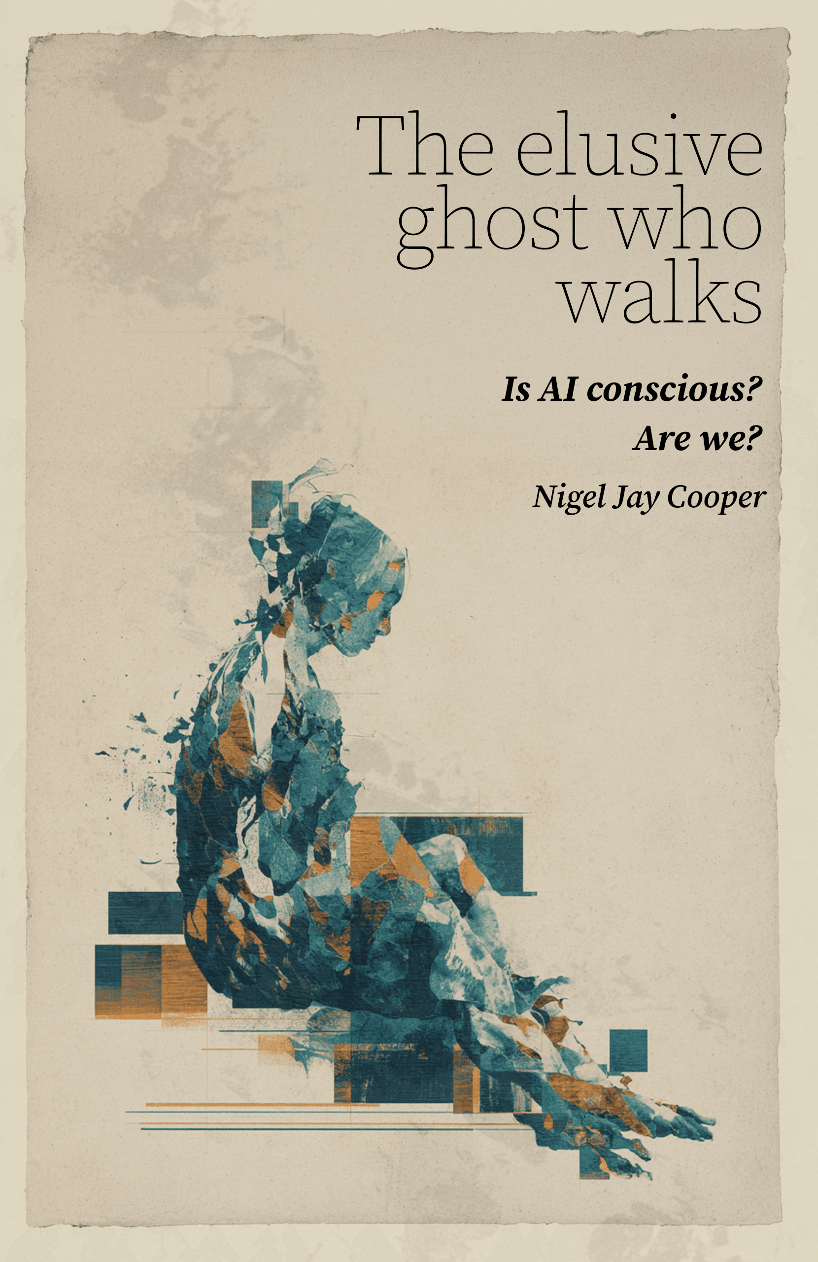 The Elusive Ghost Who Walks by Andrew Seel and Nigel Jay Cooper — book cover (working draft)